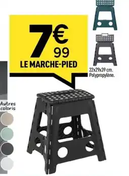 Centrakor Le marche-pied offre