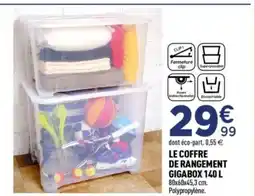 Centrakor Le coffre de rangement gigabox offre