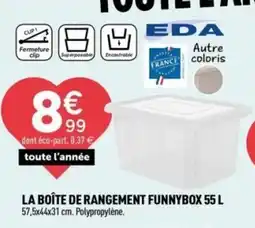 Centrakor EDA La boîte de rangement funnybox offre