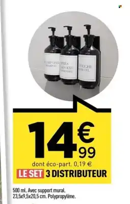 Centrakor Le set 3 distributeur offre