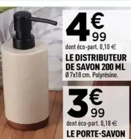 Centrakor Le distributeur de savon offre