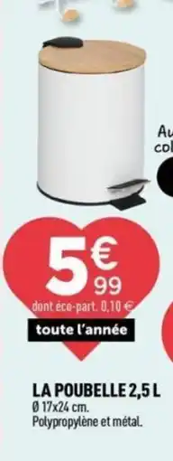 Centrakor La poubelle offre