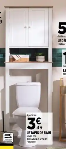 Centrakor Le meuble dessus de wc offre