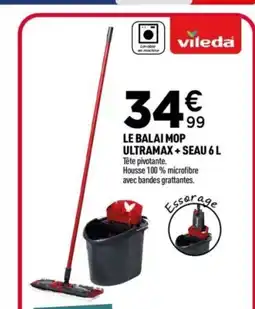 Centrakor VILEDA Le balai mop ultramax+seau offre