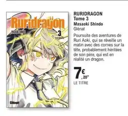 E.Leclerc RURIDRAGON Tome 3 offre