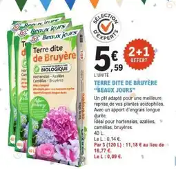 E.Leclerc TERRE DITE DE BRUYÈRE “BEAUX JOURS” offre