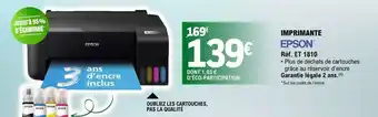 IMPRIMANTE EPSON Réf. ET 1810