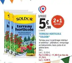 E.Leclerc TERREAU HORTICOLE SOLDOR offre