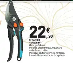 E.Leclerc SÉCATEUR “GARDENA” offre