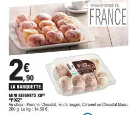 E.Leclerc MINI BEIGNETS X8 POZZ offre