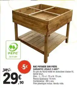 E.Leclerc BAC POTAGER SUR PIEDS offre
