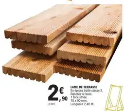 E.Leclerc LAME DE TERRASSE offre
