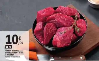 Viande Bovine : Bourguignon