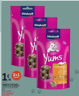 E.Leclerc Yums Cat de Vitakraft offre