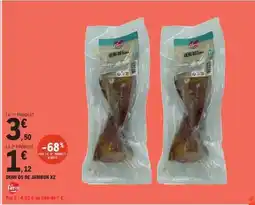 E.Leclerc DEMI OS DE JAMBON X2 offre