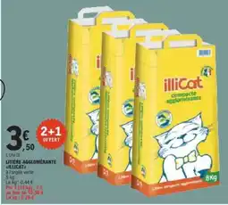 E.Leclerc LITIÈRE AGGLOMÉRANTE ILLICAT offre