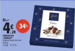 E.Leclerc CHOCOLATS “HAMLET” offre