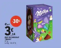 E.Leclerc ŒUF EN CHOCOLAT “MILKA” offre