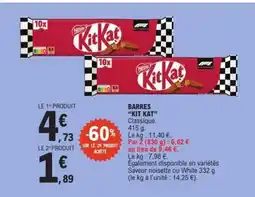 E.Leclerc BARRES “KIT KAT” offre