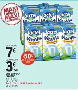E.Leclerc Lait Vita'Vie offre