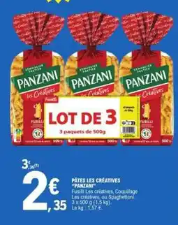 E.Leclerc Pâtes Les Créatives 'Panzani' offre