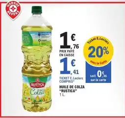 E.Leclerc Huile de Colza Rustica offre