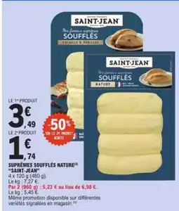 E.Leclerc SUPRÊMES SOUFFLÉS NATURE offre