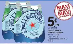 E.Leclerc Eau Pétillante 'San Pellegrino' offre