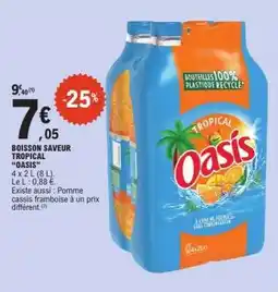 E.Leclerc Boisson Saveur Tropical 'Oasis' offre