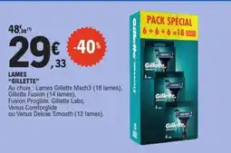 E.Leclerc LAMES GILLETTE offre