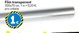 TEDi Film transparent offre