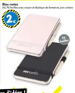 TEDi Bloc-notes offre