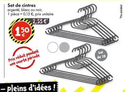 TEDi Set de cintres offre