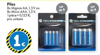 TEDi Piles offre