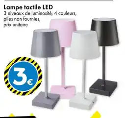 TEDi Lampe tactile LED offre