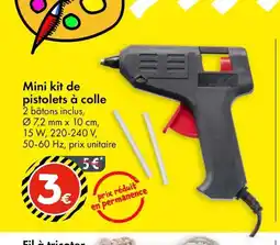 TEDi Mini kit de pistolets à colle offre