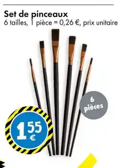 TEDi Set de pinceaux offre