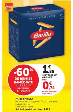 Hyper U BARILLA Pates offre