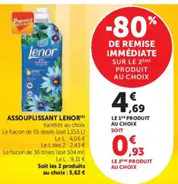 Hyper U LENOR Assouplissant offre