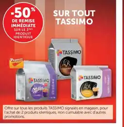 Hyper U TASSIMO Sur tout offre