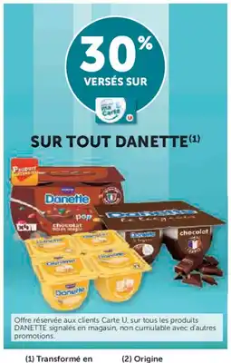 Hyper U DANETTE Sur tout offre