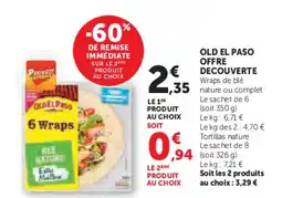 Hyper U OLD EL PASO Offre decouverte offre