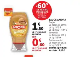 Hyper U AMORA Sauce offre