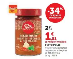 Hyper U POLLI Pesto offre