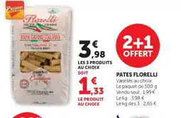 Hyper U FLORELLI Pates offre