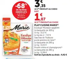 Hyper U HERTA Plat cuisine offre