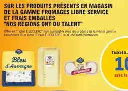 E.Leclerc Nos régions ont du talent offre