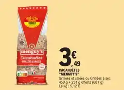 E.Leclerc Cacahuètes menguy's offre