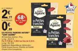E.Leclerc Les petites tranches nature saint agaûne offre