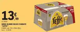 E.Leclerc Bière blonde belge d'abbaye leffe offre